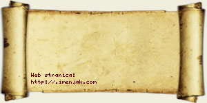 Dina Stojanović vizit kartica